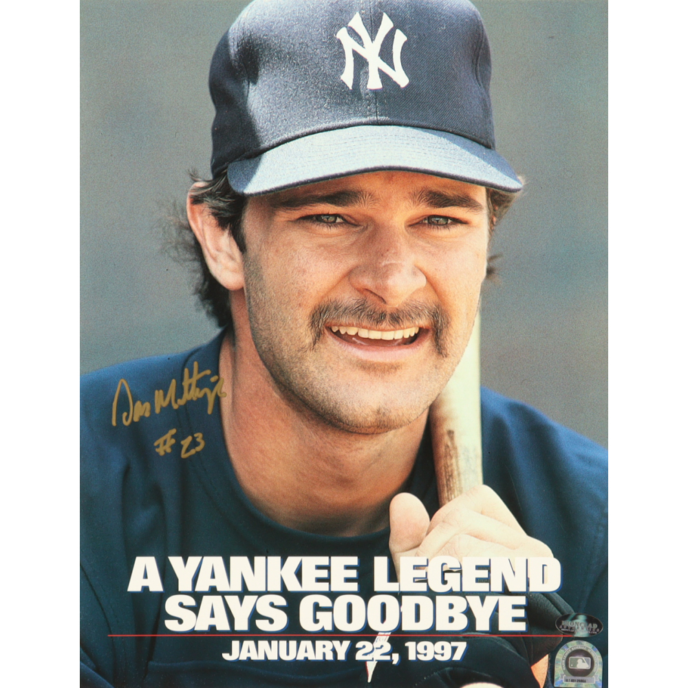 Don Mattingly Signed Yankees 8x10 Photo (MLB) at PristineAuction.com