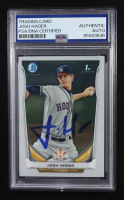 Josh Hader Signed 2014 Topps Bowman Chrome Trading Card #BCP69 (PSA | Autograph Graded PSA Authentic) at PristineAuction.com