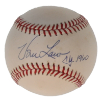 Vern Law Signed ONL Baseball Inscribed "Cy - 1960" (JSA) at PristineAuction.com