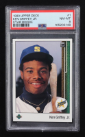 Ken Griffey Jr. 1989 Upper Deck #1 RC (PSA 8) at PristineAuction.com