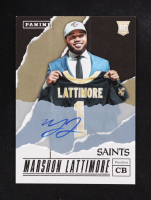 Marshon Lattimore 2017 Panini Father's Day Autographs #60 RC at PristineAuction.com