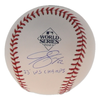 Jon Gray Signed 2023 World Series Baseball Inscribed "23' WS Champs" (JSA) at PristineAuction.com
