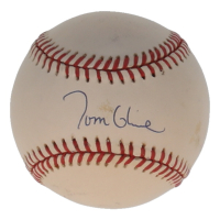 Tom Glavine Signed ONL Baseball (UDA) at PristineAuction.com