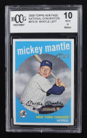 Mickey Mantle 2009 Topps Heritage '59 National Convention VIP #573A / Facing Left (BCCG 10) at PristineAuction.com