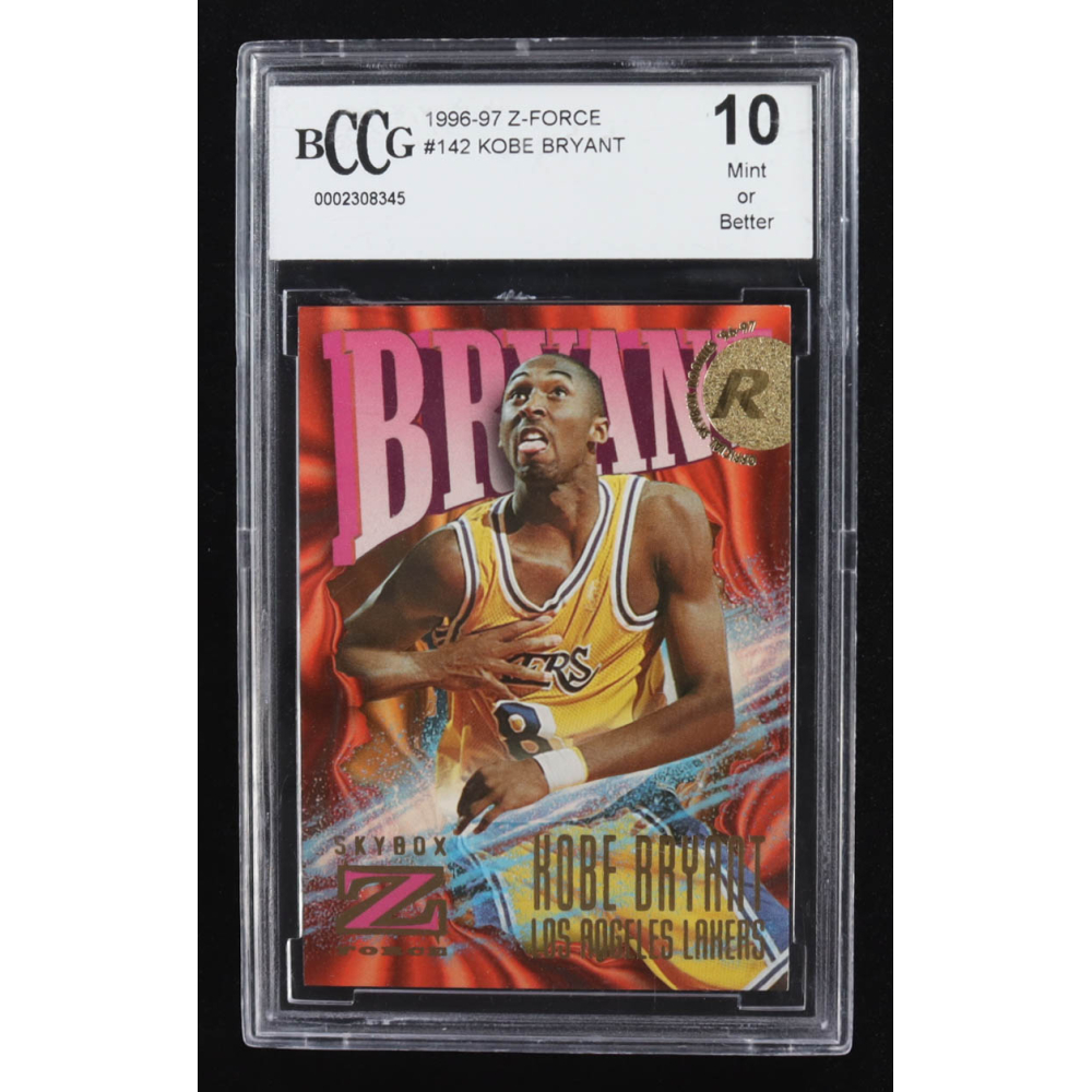 Kobe Bryant 1996-97 Z-Force #142 RC (BCCG 10) at PristineAuction.com