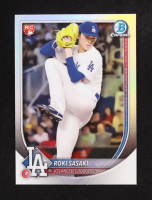Roki Sasaki 2025 Bowman Chrome Silver #12 RC at PristineAuction.com