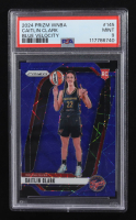 Caitlin Clark 2024 Panini Prizm WNBA Prizms Blue Velocity #145 RC (PSA 9) at PristineAuction.com