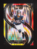 Rome Odunze 2024 Select Prizm Red and Yellow Shock #136 RC at PristineAuction.com