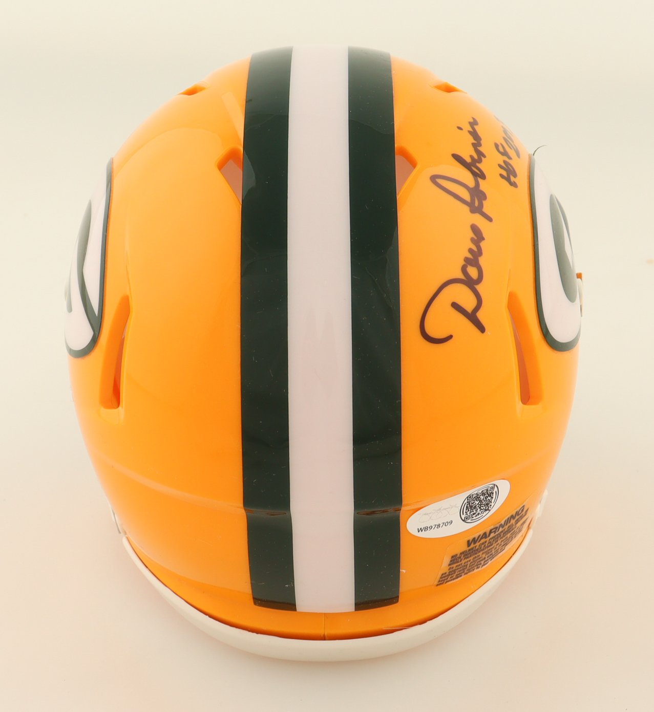 Dave Robinson Signed Packers Speed Mini Helmet Inscribed "HOF 2013" (JSA) at PristineAuction.com Dave Robinson Signed Packers Speed Mini Helmet Inscribed "HOF 2013" (JSA) at PristineAuction.com