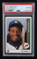 Ken Griffey Jr. 1989 Upper Deck #1 RC (PSA 8) at PristineAuction.com
