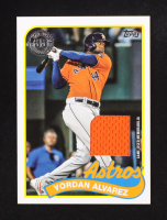 Yordan Alvarez 2024 Topps '89 Topps Relics #89R2YA S2 at PristineAuction.com