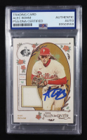 Alec Bohm Signed 2024 Topps Allen & Ginter Relic Trading Card #AGR-ABO (PSA | Autograph Graded PSA Authentic) at PristineAuction.com