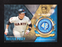 Buster Posey 2017 Topps Jackie Robinson Logo Patch #JRPCBP at PristineAuction.com