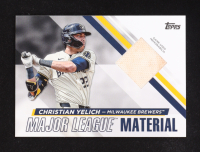 Christian Yelich 2024 Topps Update Major League Materials #MLMUCY at PristineAuction.com