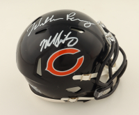 Mike Singletary & William Perry Signed Bears Speed Mini Helmet (JSA) at PristineAuction.com