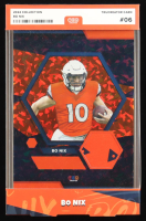 Bo Nix 2024 TruCreator Jumbo Cracked Ice #06 #JCBN RC at PristineAuction.com
