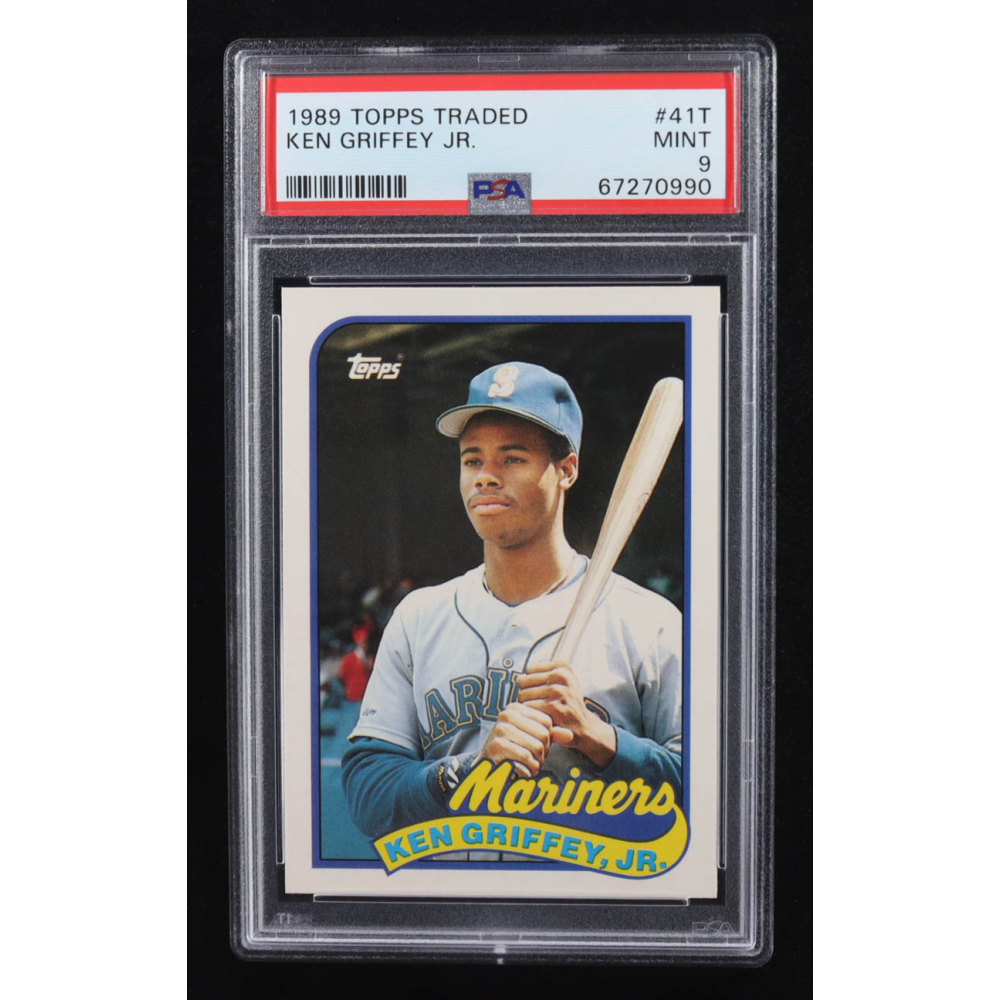 Ken Griffey Jr. 1989 Topps Traded #41T RC (PSA 9) at PristineAuction.com