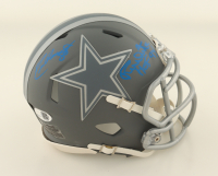 Drew Pearson & Randy White Signed Cowboys Slate Alternate Speed Mini Helmet Inscribed "HOF 94" (JSA) at PristineAuction.com