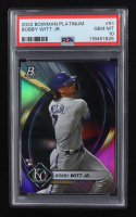 Bobby Witt Jr. 2022 Bowman Platinum #51 RC (PSA 10) at PristineAuction.com