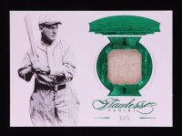 Rogers Hornsby 2017 Panini Flawless Material Greats Emerald #8 #5/5 at PristineAuction.com