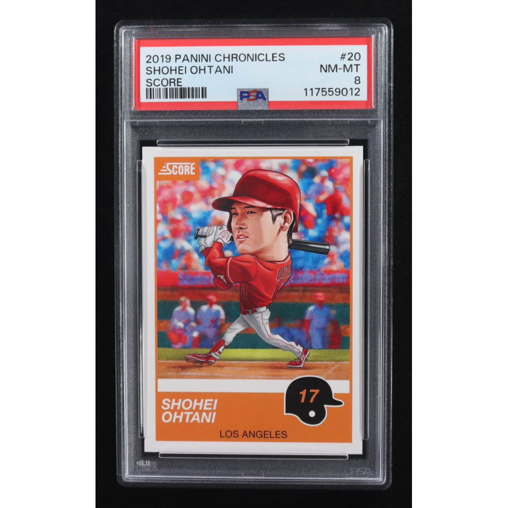 Shohei Ohtani 2019 Score #20 (PSA 8) at PristineAuction.com