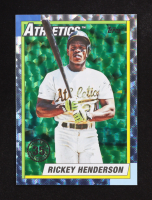 Rickey Henderson 2025 Topps '90 Topps Green Crackle Foil #T9046 #72/99 at PristineAuction.com