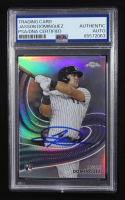 Jasson Dominguez Signed 2020 Topps Chrome Trading Card #S-21 RC (PSA | Autograph Graded PSA Authentic) at PristineAuction.com