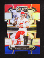Patrick Mahomes II 2023 Select Prizm Red and Blue Die Cut #49 at PristineAuction.com