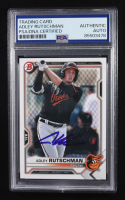 Adley Rutschman Signed 2021 Topps Bowman Trading Card #BP-121 RC (PSA | Autograph Graded PSA Authentic) at PristineAuction.com