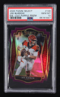 Joe Burrow 2020 Select Prizm Purple Die Cut #146 RC (PSA 10) at PristineAuction.com