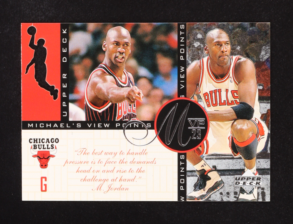 Michael Jordan 1996-97 Upper Deck Jordan's Viewpoints #VP4 at PristineAuction.com Michael Jordan 1996-97 Upper Deck Jordan's Viewpoints #VP4 at PristineAuction.com
