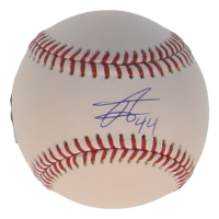 Julio Rodriguez Signed OML Baseball (Fanatics & MLB) at PristineAuction.com