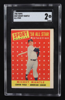 Mickey Mantle 1958 Topps #487 AS TP (SGC 2) at PristineAuction.com