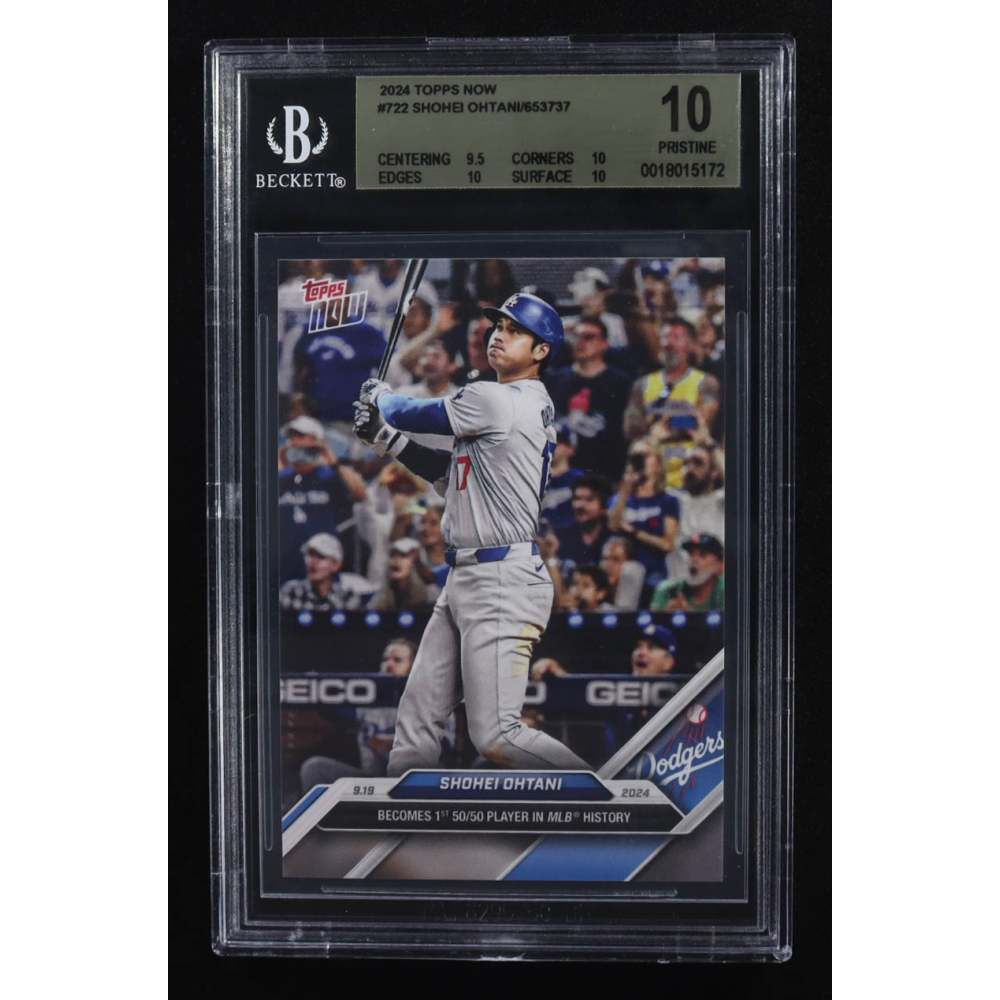 Shohei Ohtani 2024 Topps Now #722 (BGS 10) at PristineAuction.com