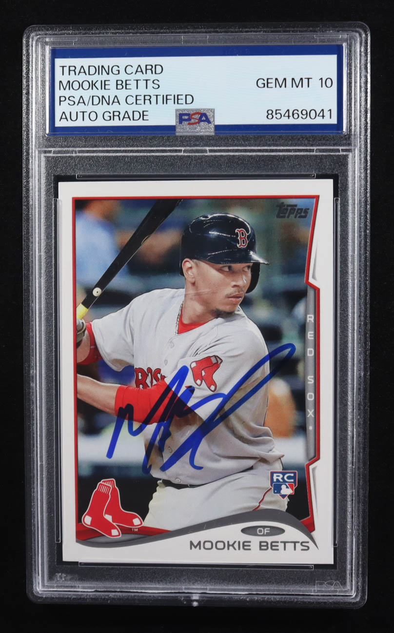 Mookie Betts Signed 2024 Topps Chrome Trading Card #US-26 RC (PSA | Autograph Graded 10) at PristineAuction.com Mookie Betts Signed 2024 Topps Chrome Trading Card #US-26 RC (PSA | Autograph Graded 10) at PristineAuction.com