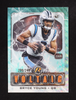 Bryce Young 2024 Topps Resurgence Voltaic Aqua Surge #V4 #200/249 at PristineAuction.com