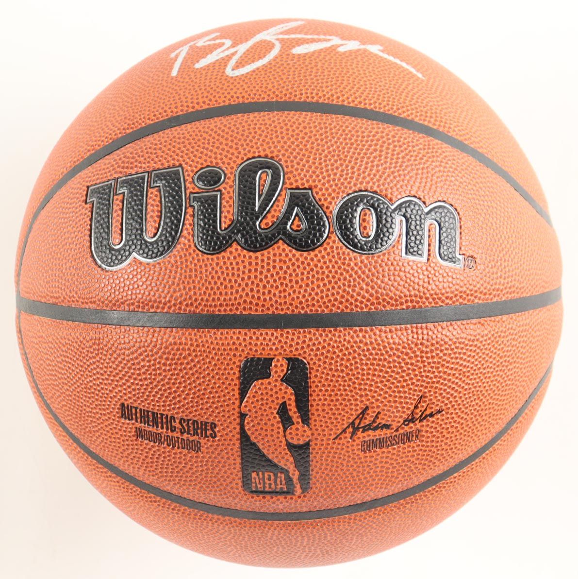 Bronny James Signed NBA Basketball (Fanatics) at PristineAuction.com Bronny James Signed NBA Basketball (Fanatics) at PristineAuction.com