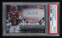 Jayden Daniels 2024 Topps Midnight Rookie Horizon Signatures Moon Beam #RHSJD RC (PSA 8) at PristineAuction.com
