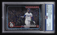 Teoscar Hernandez Signed 2024 Topps Chrome Trading Card #619 (PSA | Autograph Graded PSA Authentic) at PristineAuction.com