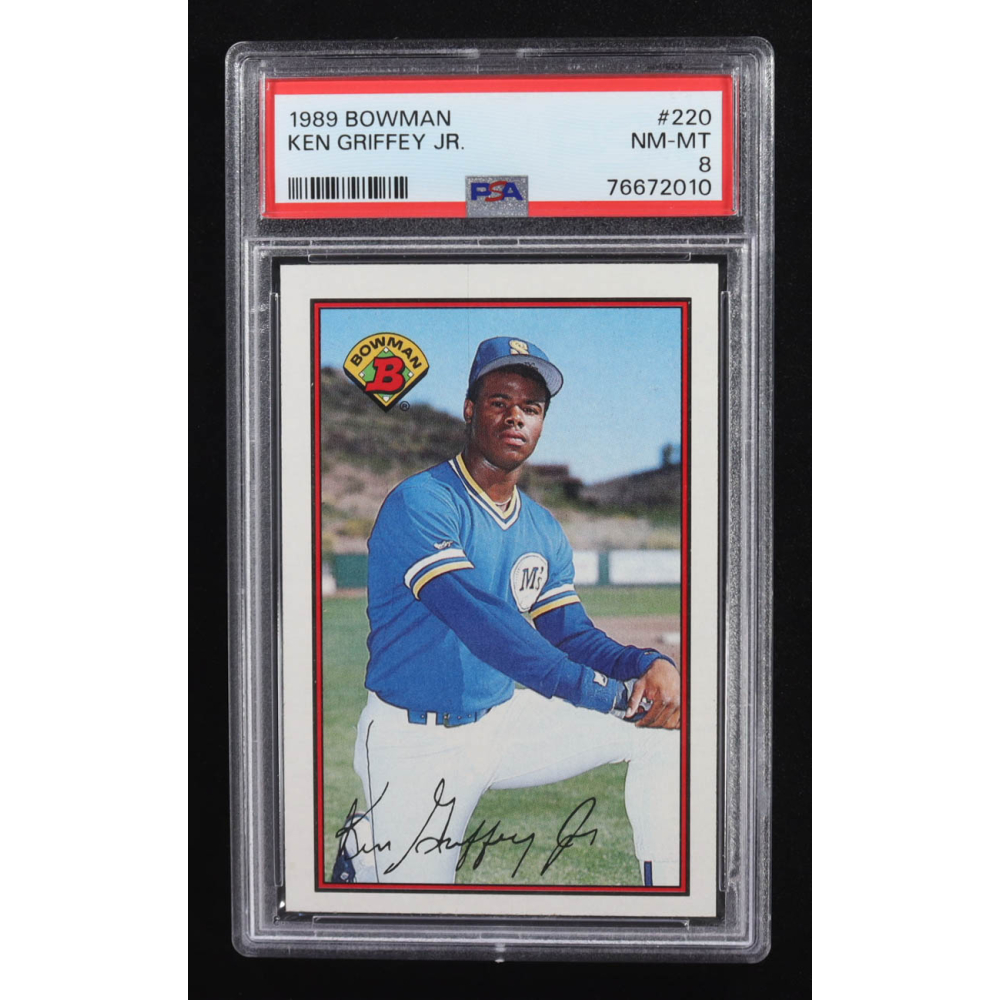 Ken Griffey Jr. 1989 Bowman #220 RC (PSA 8) at PristineAuction.com