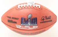 Patrick Mahomes II Signed "The Duke" Super Bowl LVIII Champions Logo Football (Beckett) at PristineAuction.com