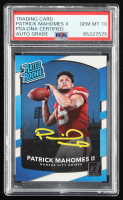 Patrick Mahomes II Signed 2017 Donruss #327 RR RC (PSA | Auto 10) at PristineAuction.com