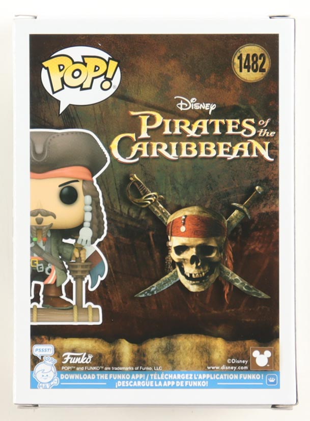 Johnny Depp Signed "Pirates of the Caribbean" Jack Sparrow #1482 Funko Pop! Vinyl Figure (PSA) at PristineAuction.com Johnny Depp Signed "Pirates of the Caribbean" Jack Sparrow #1482 Funko Pop! Vinyl Figure (PSA) at PristineAuction.com