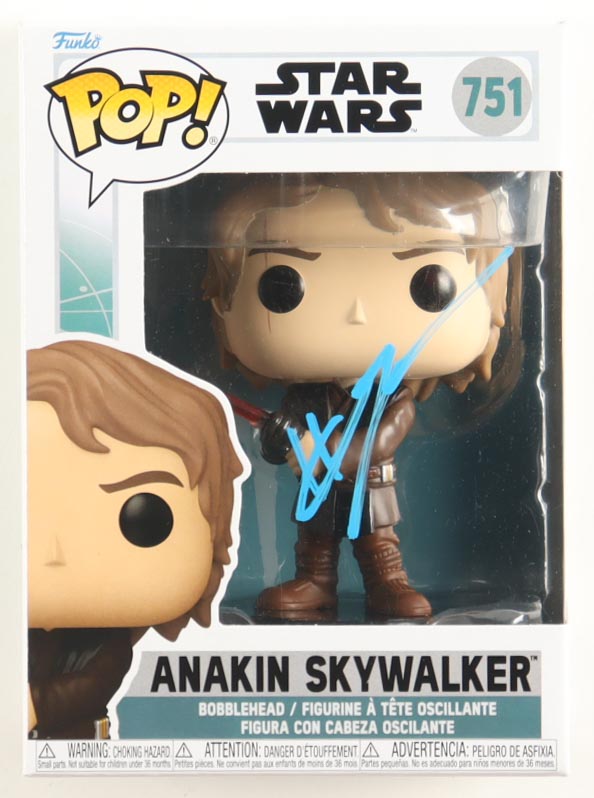 Hayden Christensen Signed "Star Wars" #751 Anakin Skywalker Bobble-Head Funko Pop! Vinyl Figure (PSA) at PristineAuction.com Hayden Christensen Signed "Star Wars" #751 Anakin Skywalker Bobble-Head Funko Pop! Vinyl Figure (PSA) at PristineAuction.com