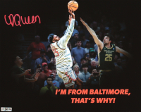 Derik Queen Signed Pelicans 8x10 Photo (LGC) at PristineAuction.com