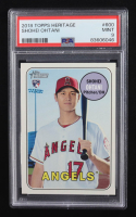Shohei Ohtani 2018 Topps Heritage #600 RC (PSA 9) at PristineAuction.com