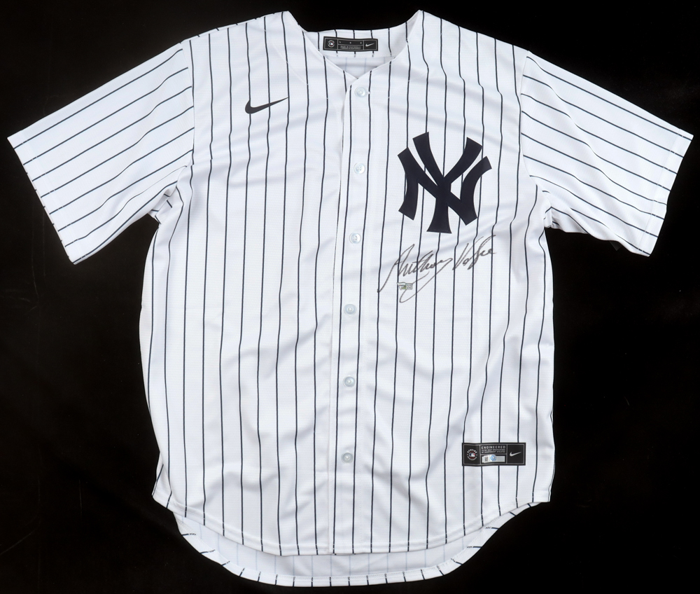 Anthony Volpe Signed Yankees Nike Authentic Jersey (Fanatics & MLB) at PristineAuction.com Anthony Volpe Signed Yankees Nike Authentic Jersey (Fanatics & MLB) at PristineAuction.com