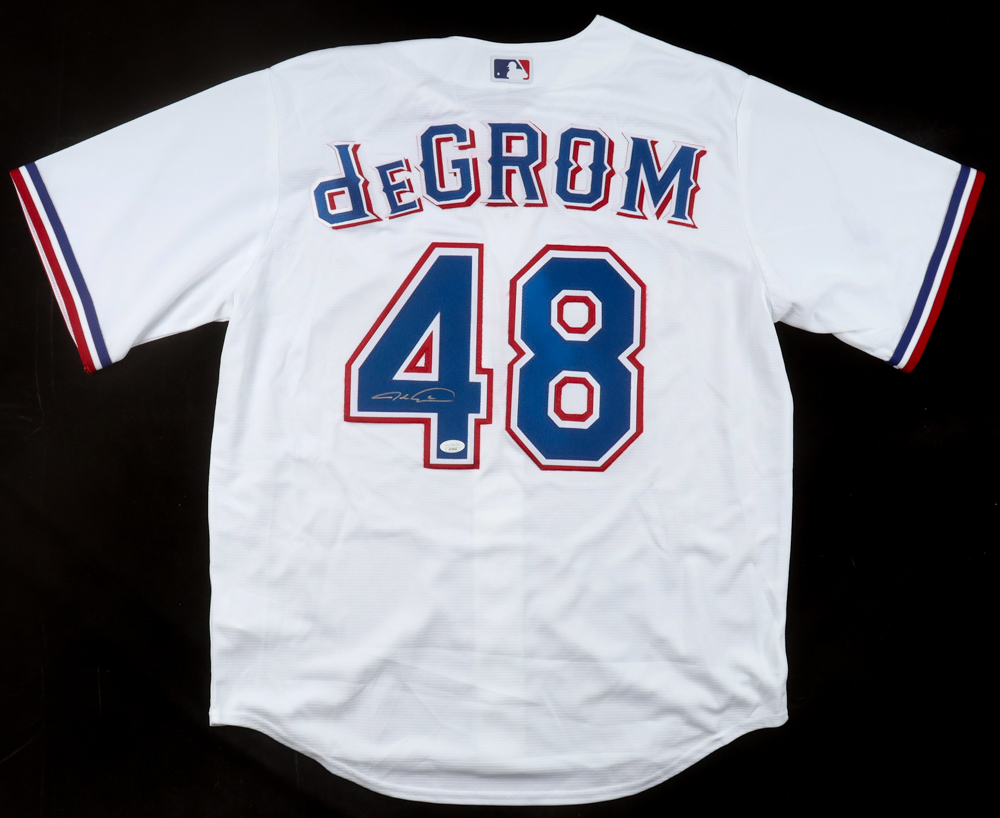 Jacob deGrom Signed Rangers Nike Authentic Jersey (JSA) at PristineAuction.com Jacob deGrom Signed Rangers Nike Authentic Jersey (JSA) at PristineAuction.com