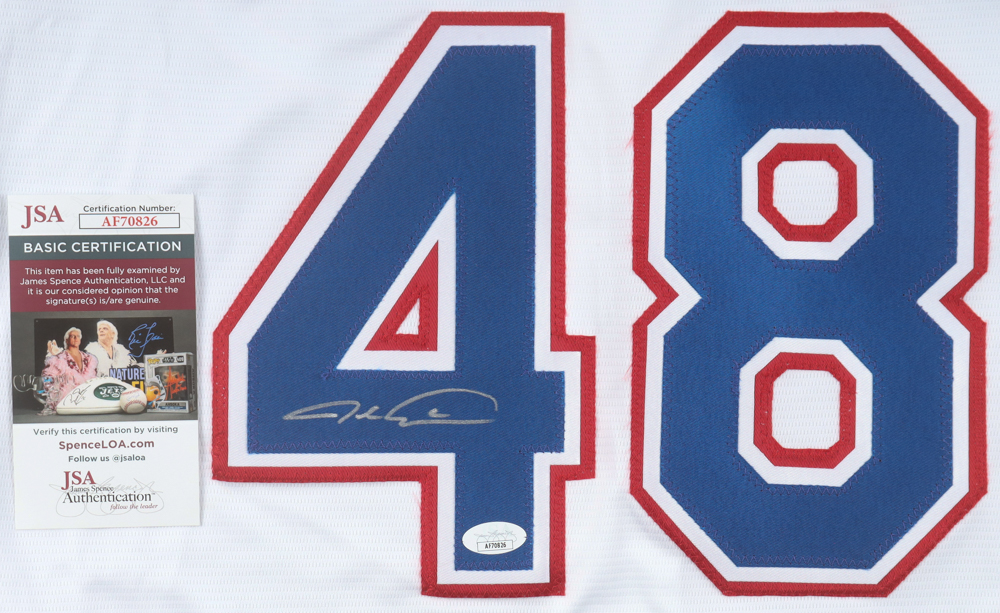 Jacob deGrom Signed Rangers Nike Authentic Jersey (JSA) at PristineAuction.com Jacob deGrom Signed Rangers Nike Authentic Jersey (JSA) at PristineAuction.com
