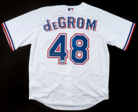Jacob deGrom Signed Rangers Nike Authentic Jersey (JSA) at PristineAuction.com